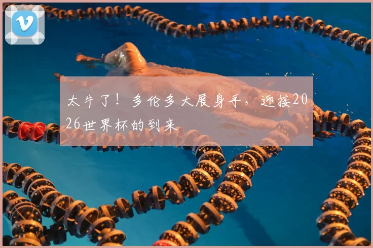 太牛了！多伦多大展身手，迎接2026世界杯的到来